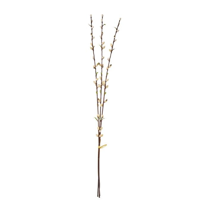 46" Plst Pussy Willow Stalk Bundle/3