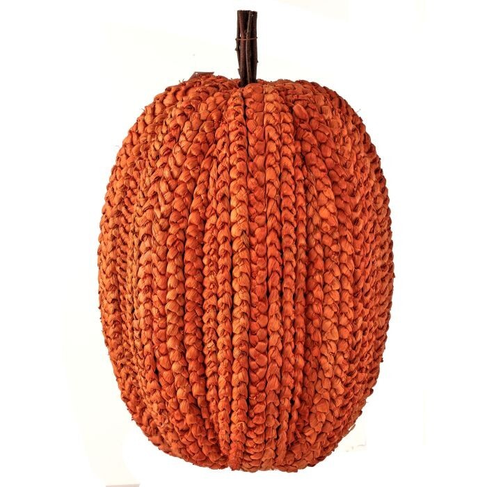27.5" Display Basket Weave Pumpkin