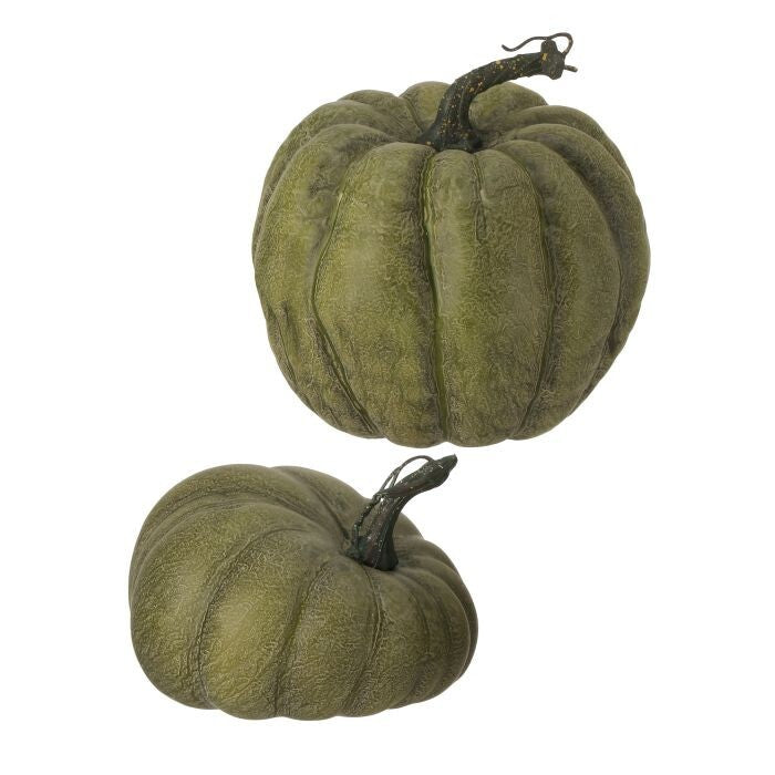 6.5-7" Soft Touch Weathered Pumpkin Set/2