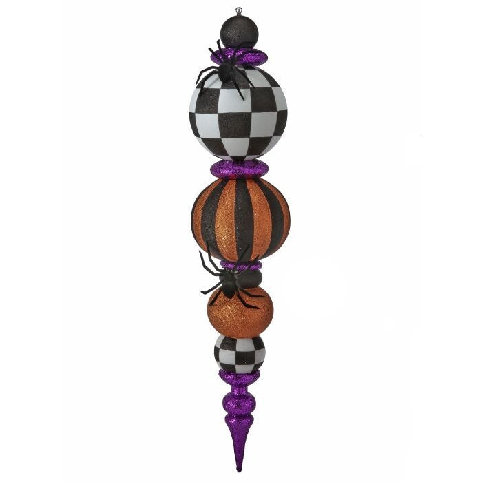 52" Glitter Vp Halloween Finial