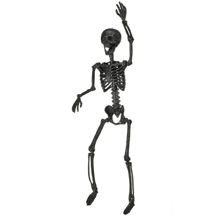 36" Plstc Glitter Skeleton