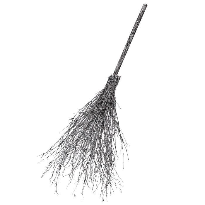 40" Glitter Branch Witch's Broom