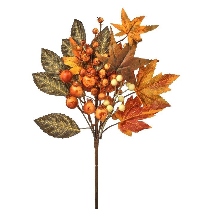 15" Fall Berry/Leaf Pick