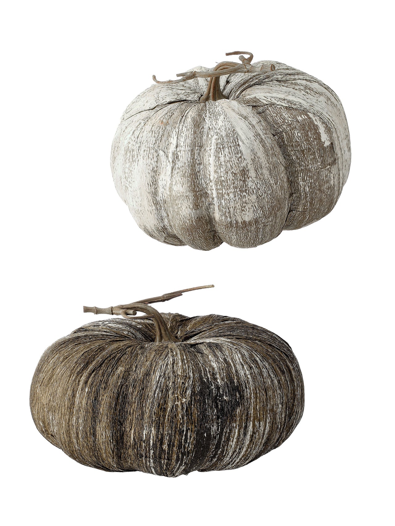 11-12" Vintage Rustic Pumpkin 2/Ast