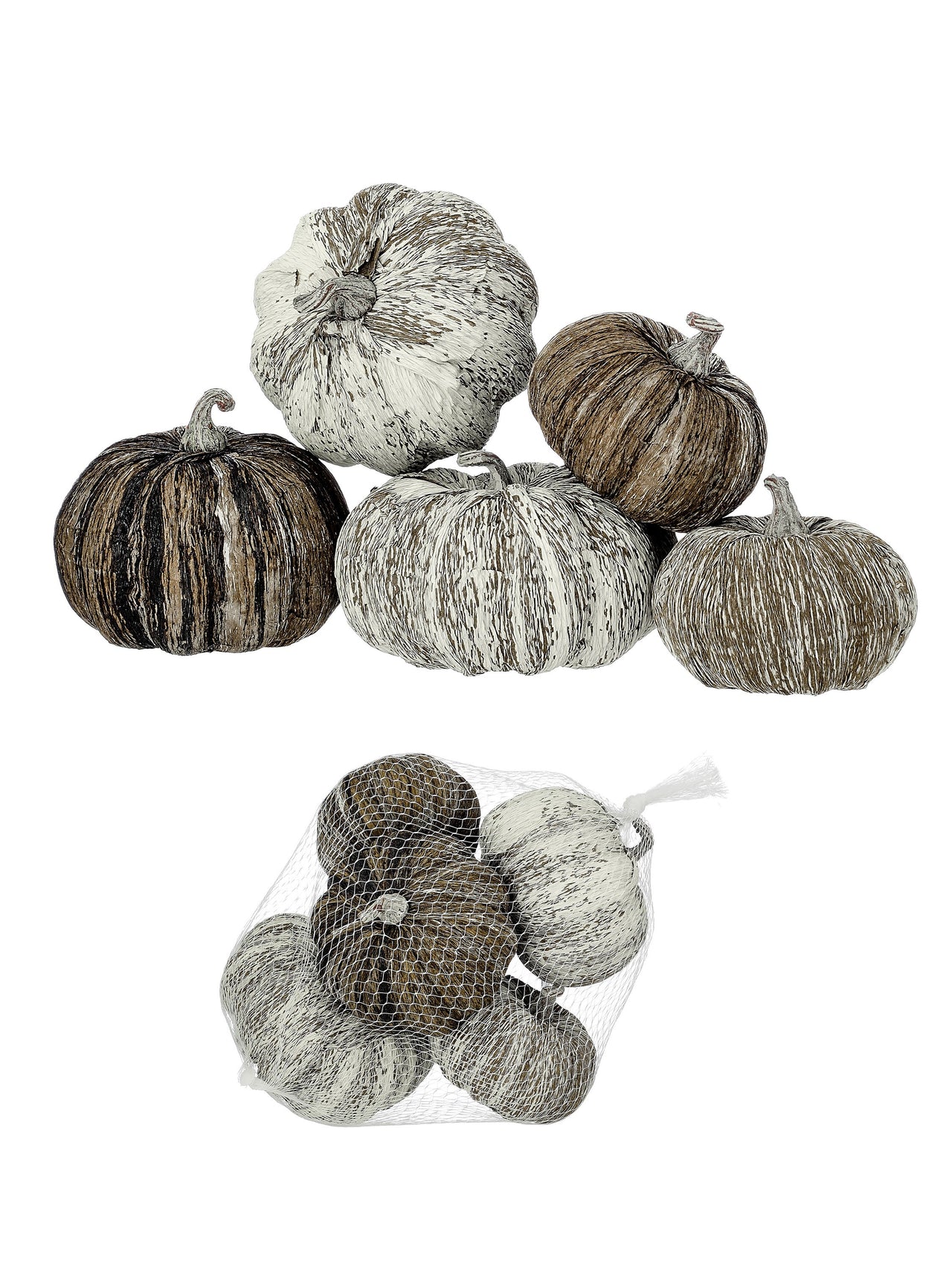 4-5" Vintage Rustic Pumpkin Bag/5