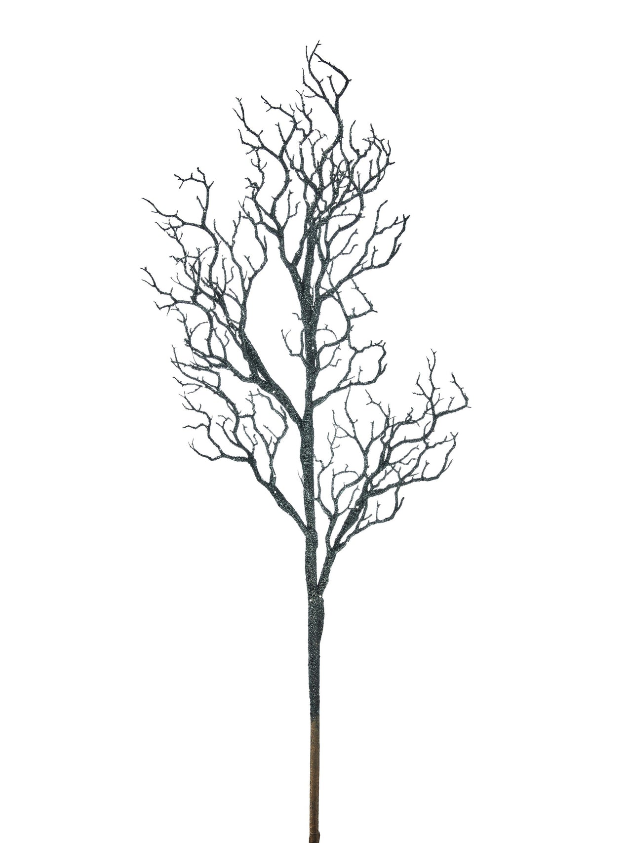 48" Plstc Glitter Halloween Branch