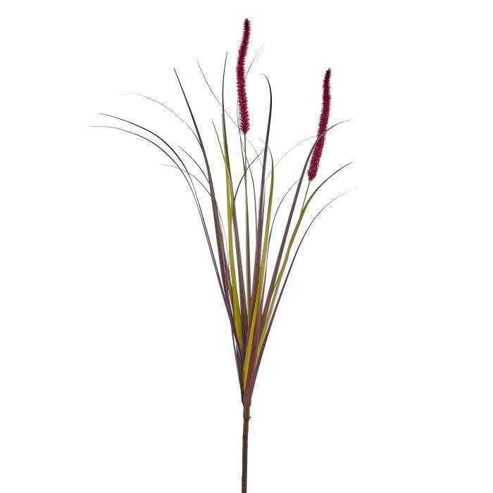 36" Uv Autumn Fountain Plume Grass Spray