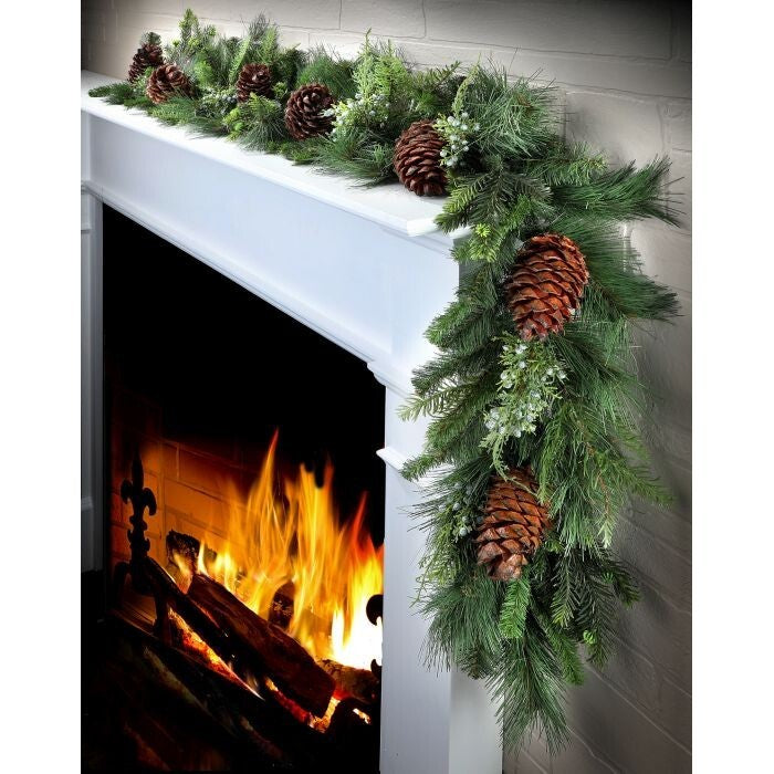Juniper, Spruce, Pine Garland  6'