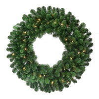 Lit Dlx Oregon Fir Wreath 36