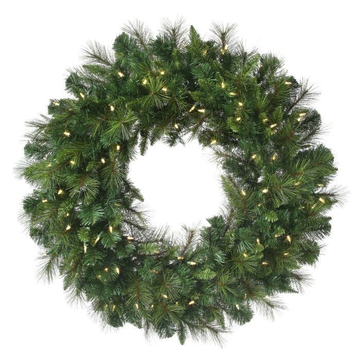48" Led Deluxe Belgium Wreath, 200 Lt 384T