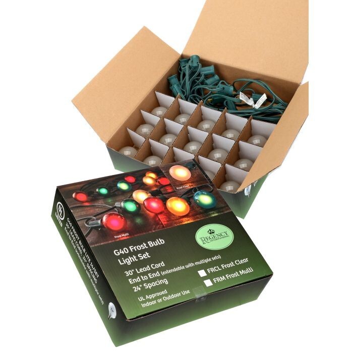 G40 Incan Frst Bulb Lite 14/Set E-E Color Box