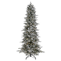 7' Led Pencil Snowtip Aspen Tree1452T42