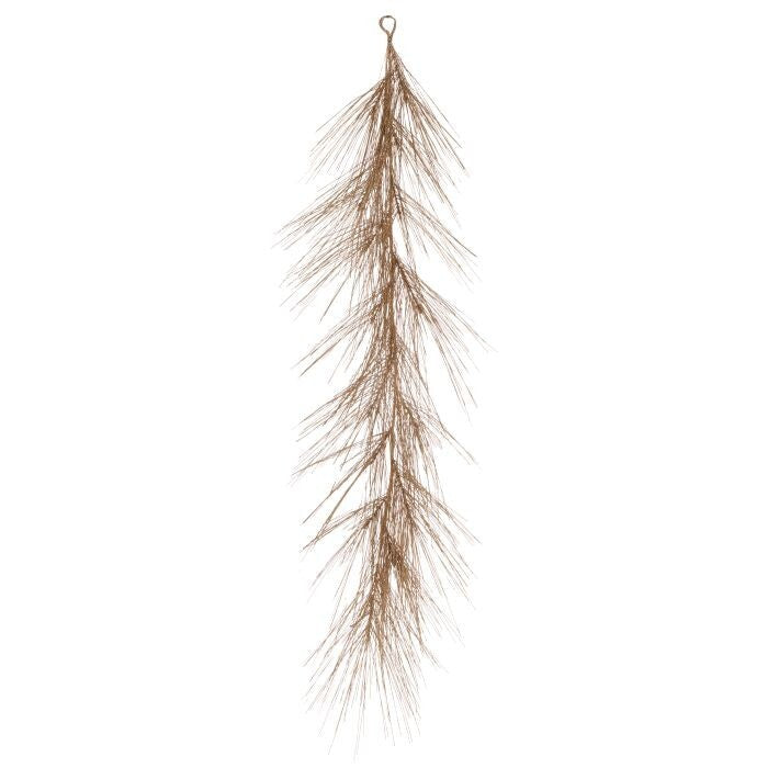 48" Glitter Long Needle Pine Garland