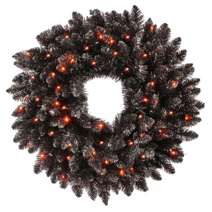 26"Dual Lit Blackforest Wreathx174T 50L