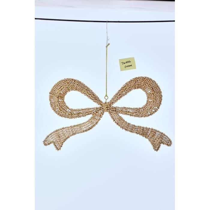 16" Jewel/Wire Gift Bow