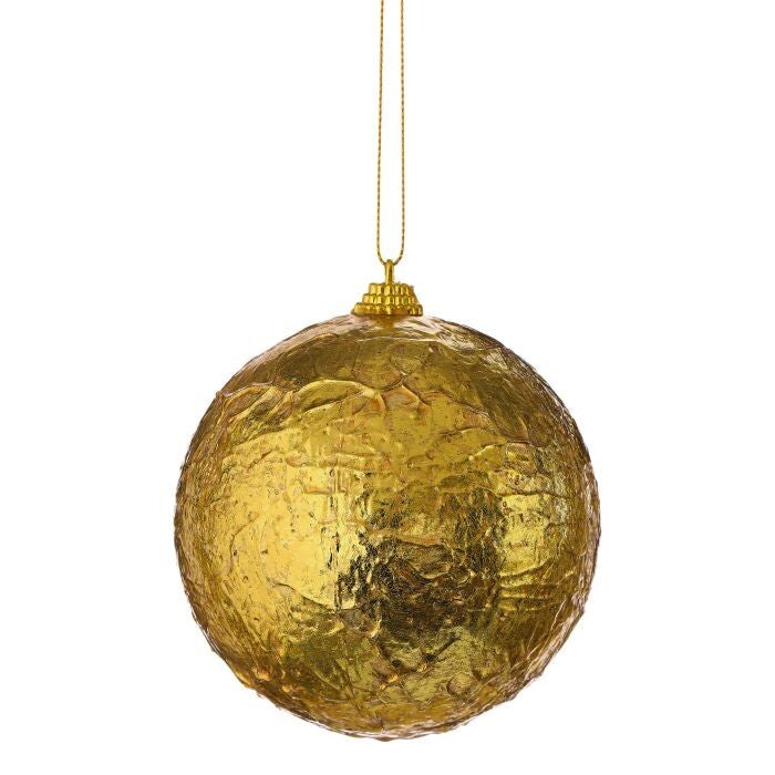 4" Crinkle Foil Ball Ornament