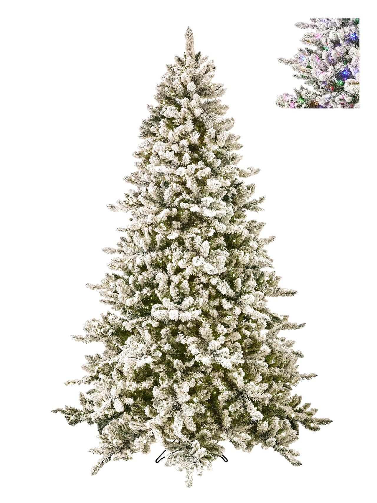 7.5'Dual3Mmled Snowcastle Treex2166T62"D1550L