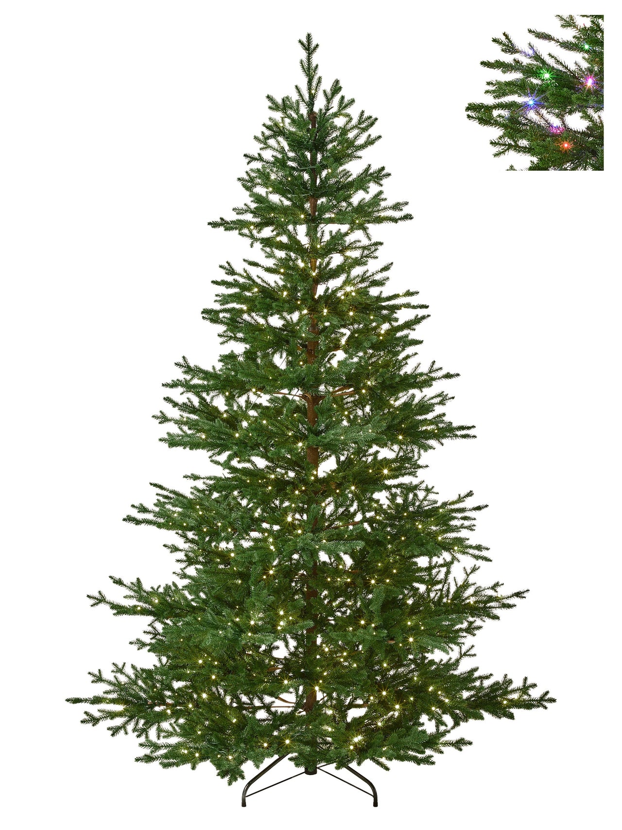 7.5'Dual3Mmled Hearthside Sp Tree711T60"D700L