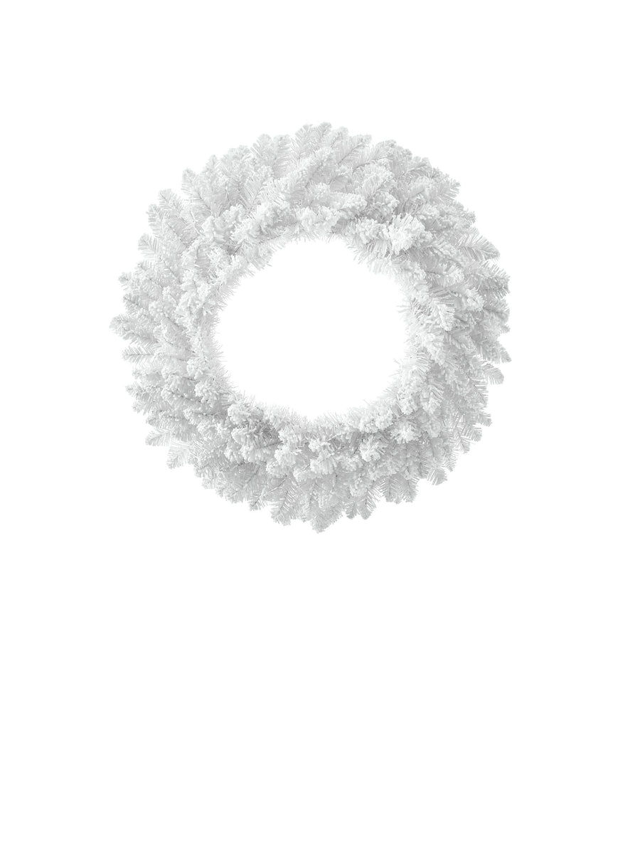 24" Snowball Spruce Wreath X220T