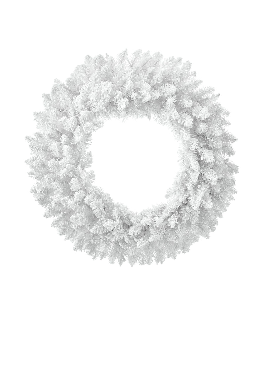 30" Snowball Spruce Wreath X300T