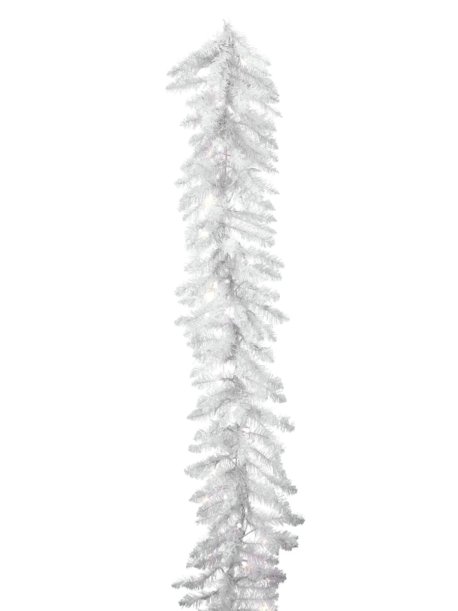 9'X12" Led Snowball Spruce Garlandx240T100L