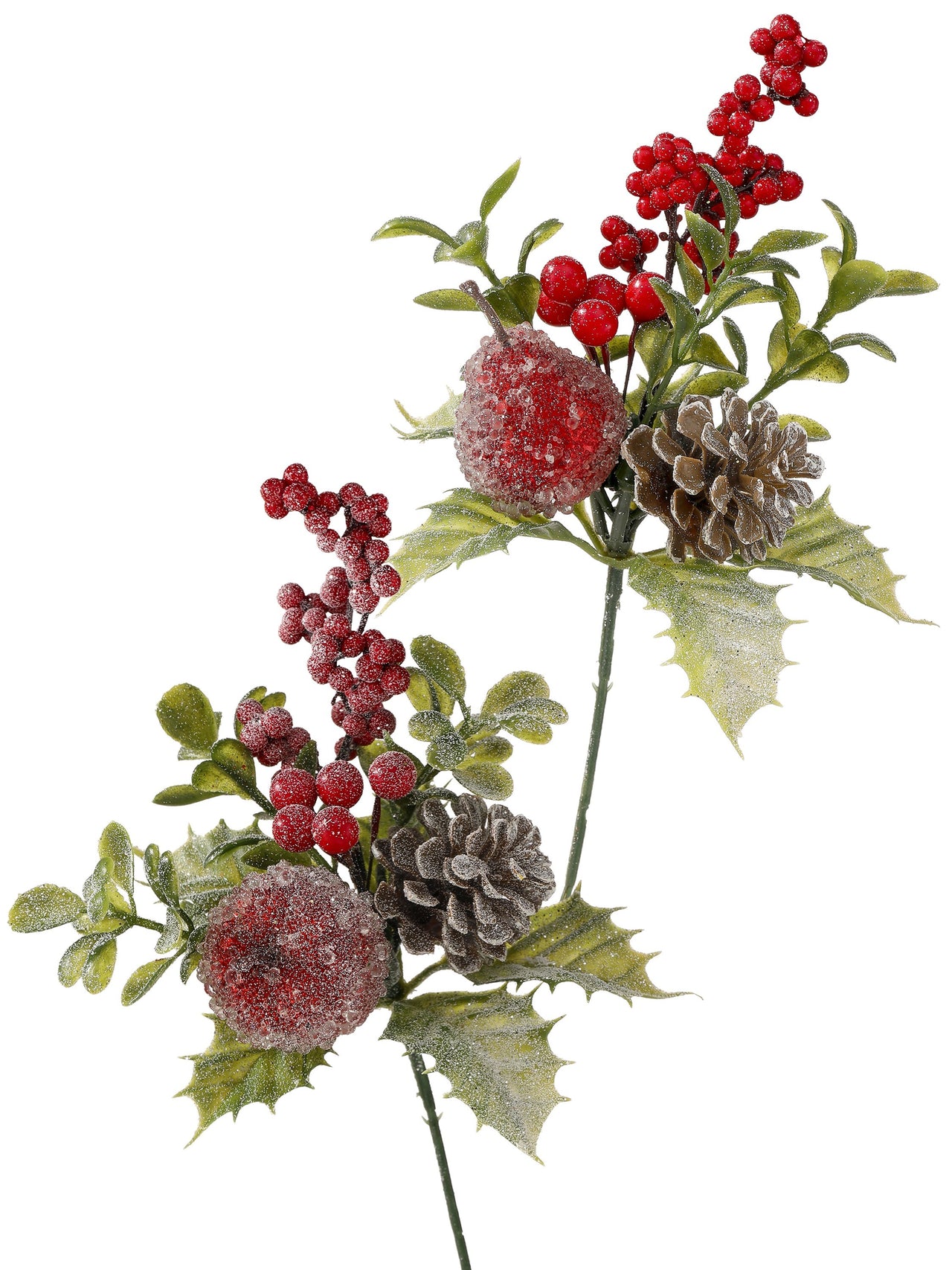 7.5" Pl Crystal Fruit/ Berry/Cone Pick 2As