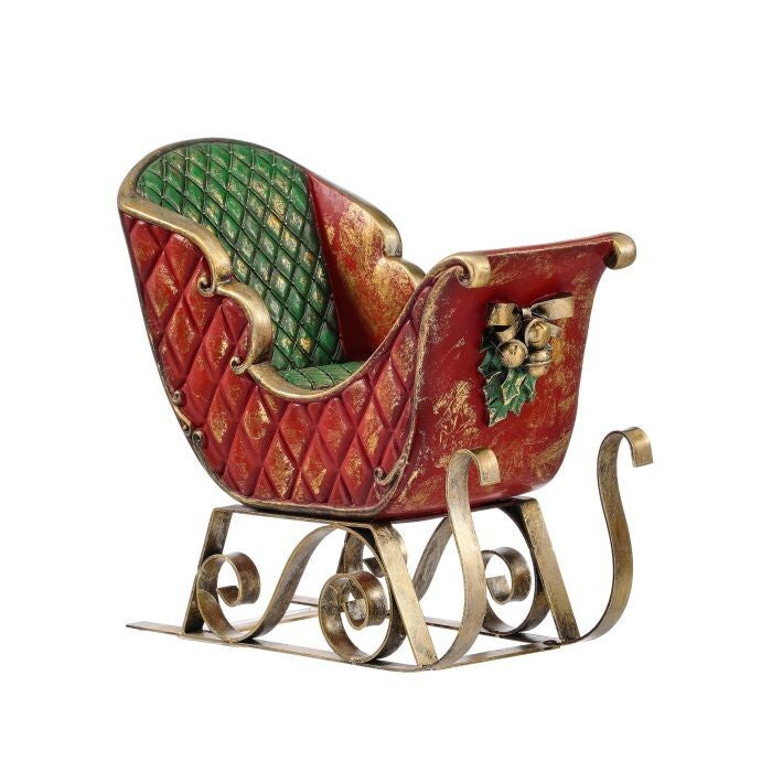 12.5" Resin Antique Sleigh