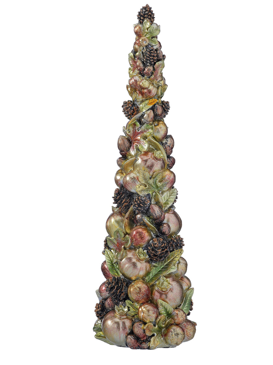 14.5" Resin Fruited Tree
