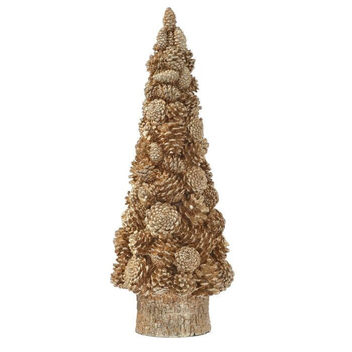 16" Resin Pinecone Tree