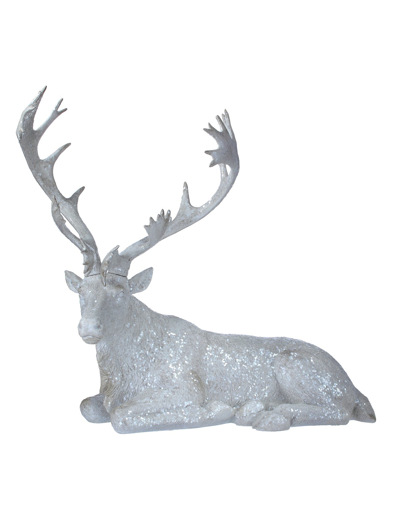 26"Resin Winter Sitting Elk