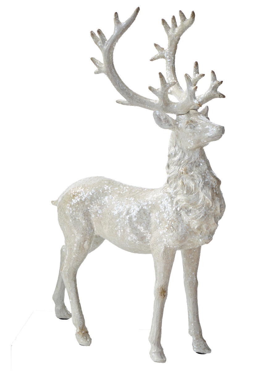 33.5" Resin Winter Standing Deer