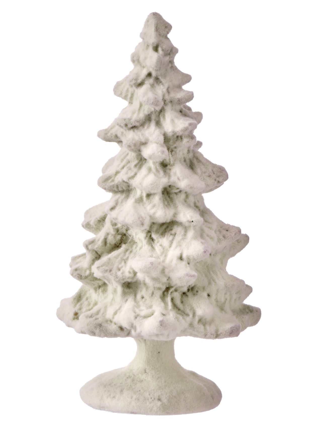 6" Resin Flocked Tree