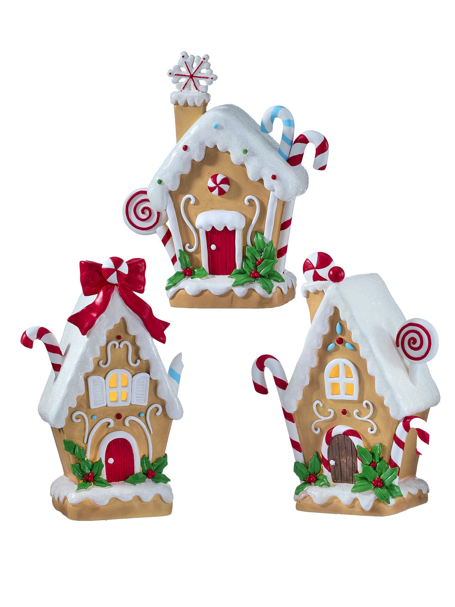 8"Resin Sweets House 3/Ast