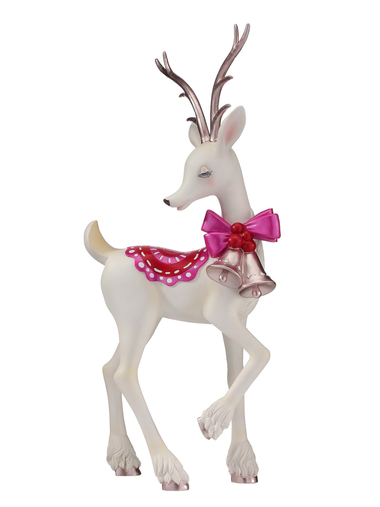 21" Resin Playful Lady Deer