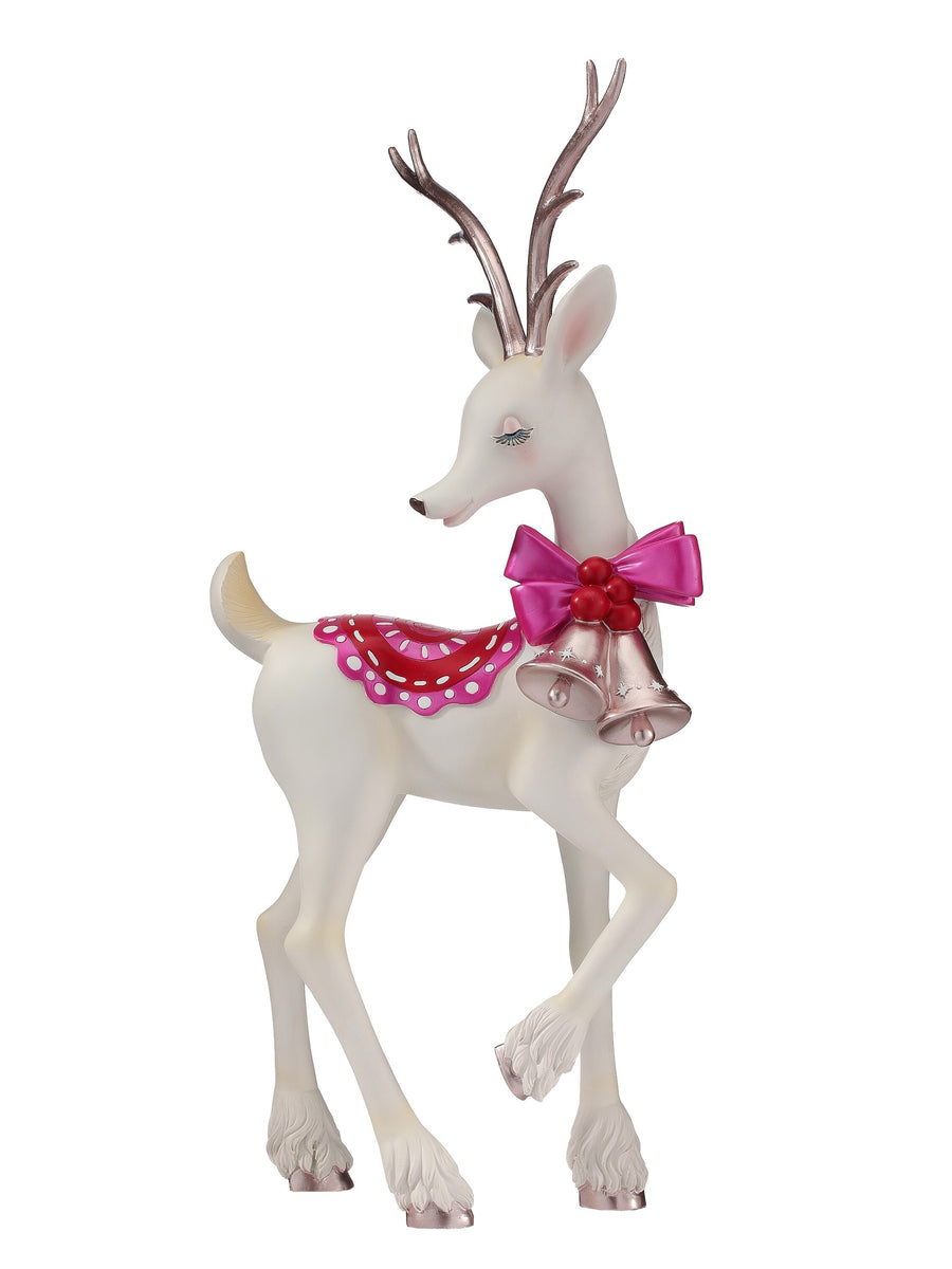 21" Resin Playful Lady Deer