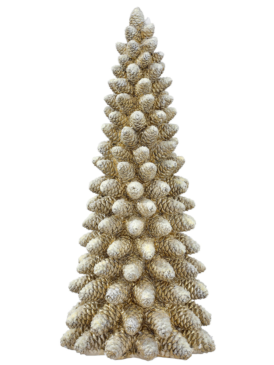 20" Resin Pinecone Tree