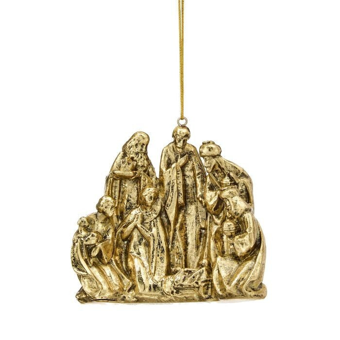 4" Resin Nativity Ornament