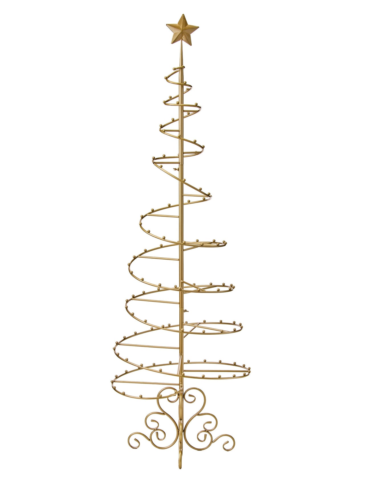 70.5" Metal Spiral Tree Ornament Stand