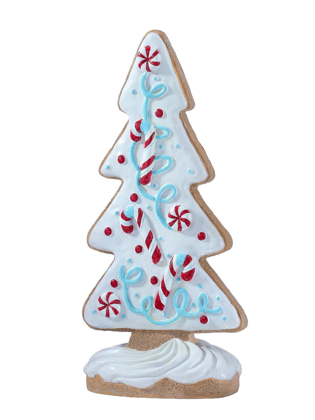 14.5" Rsn Candy Swirl Tree