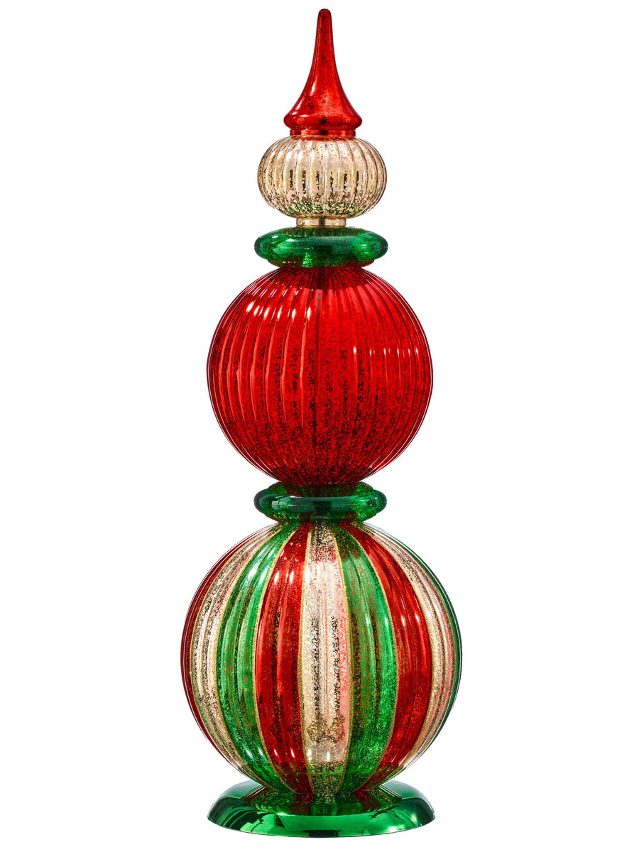 28" Vp Mercury Standing Stripe Finial