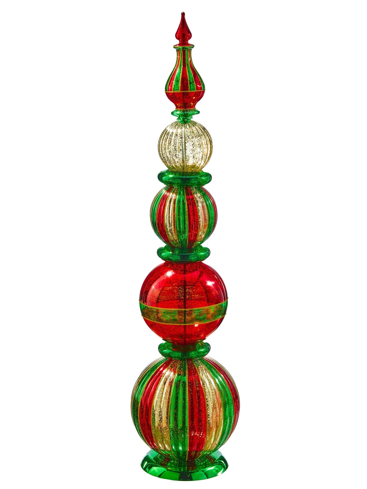 40" Vp Mercury Standing Stripe Finial