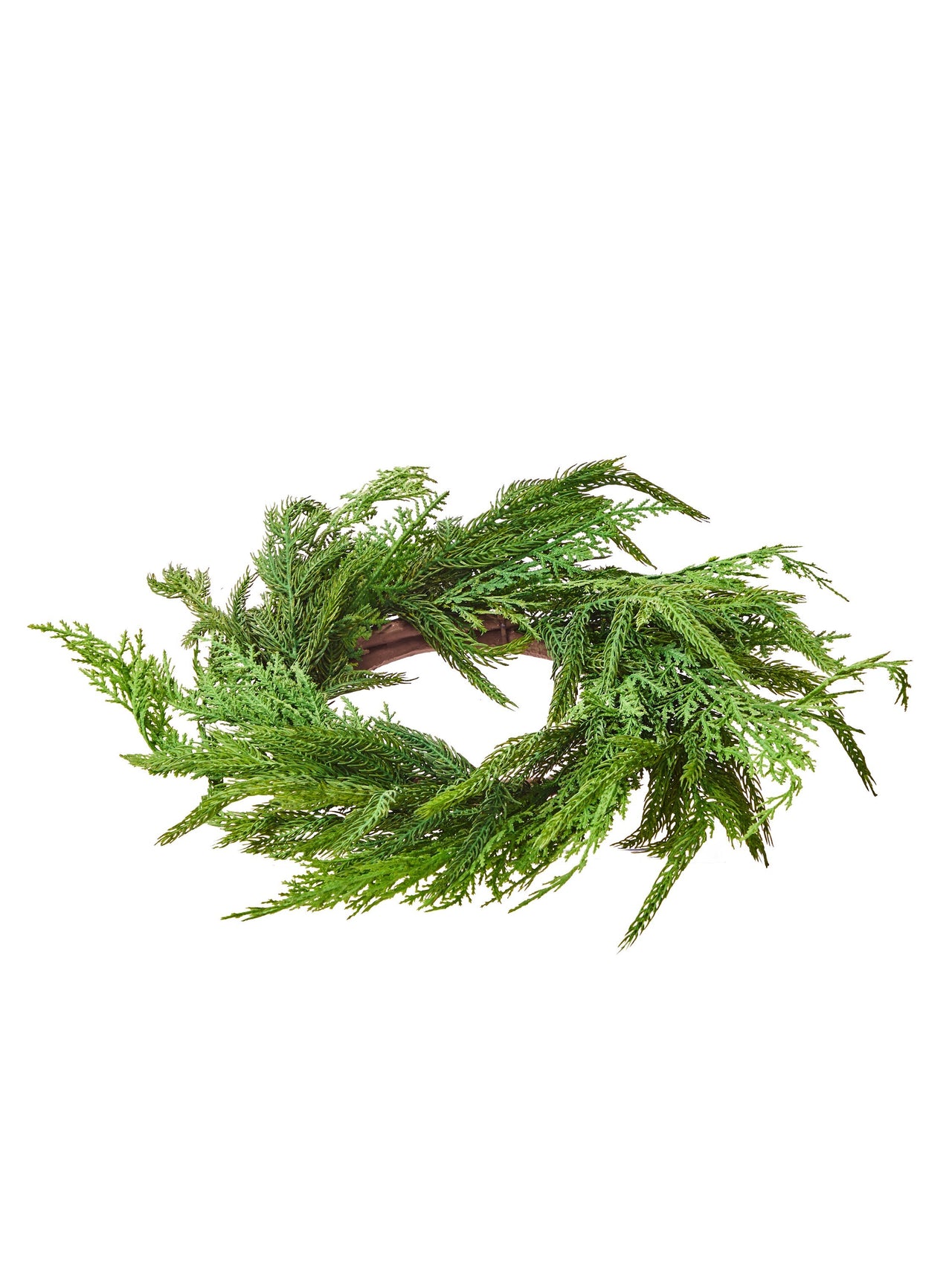 13" Real Touch Cedar/Norfolk Pine Cring 6"Id