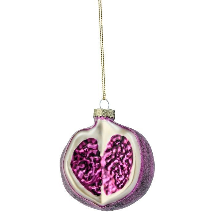 3" Glass Pomagranet Ornament