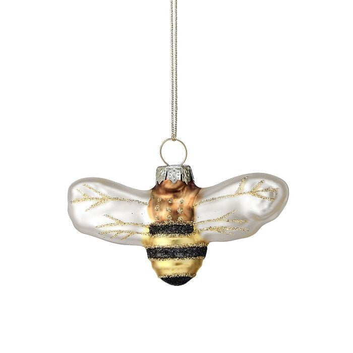 4" Glass Southern Bee Ornament
