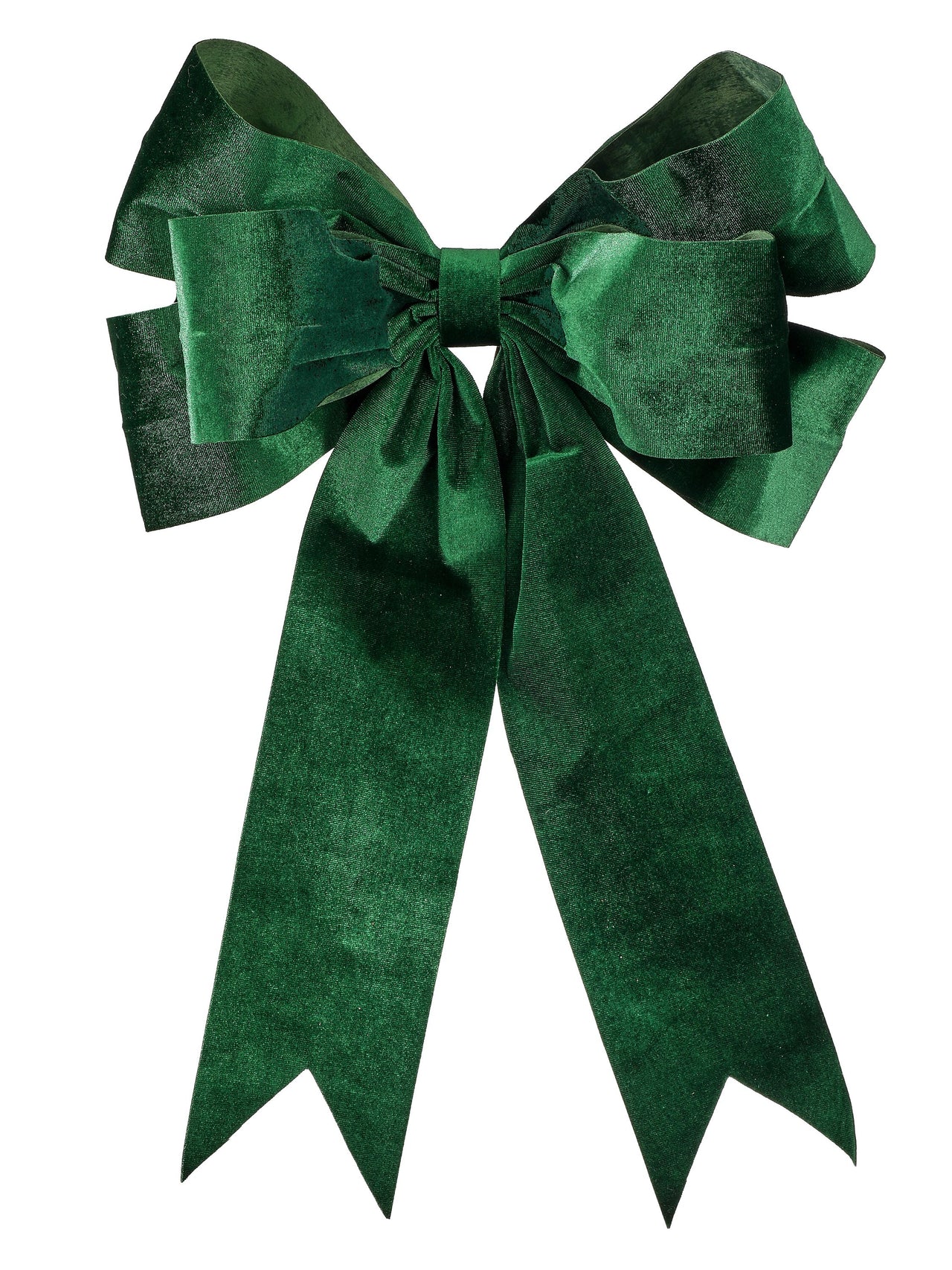 24" Velvet Premade Bow W/Dove Tail