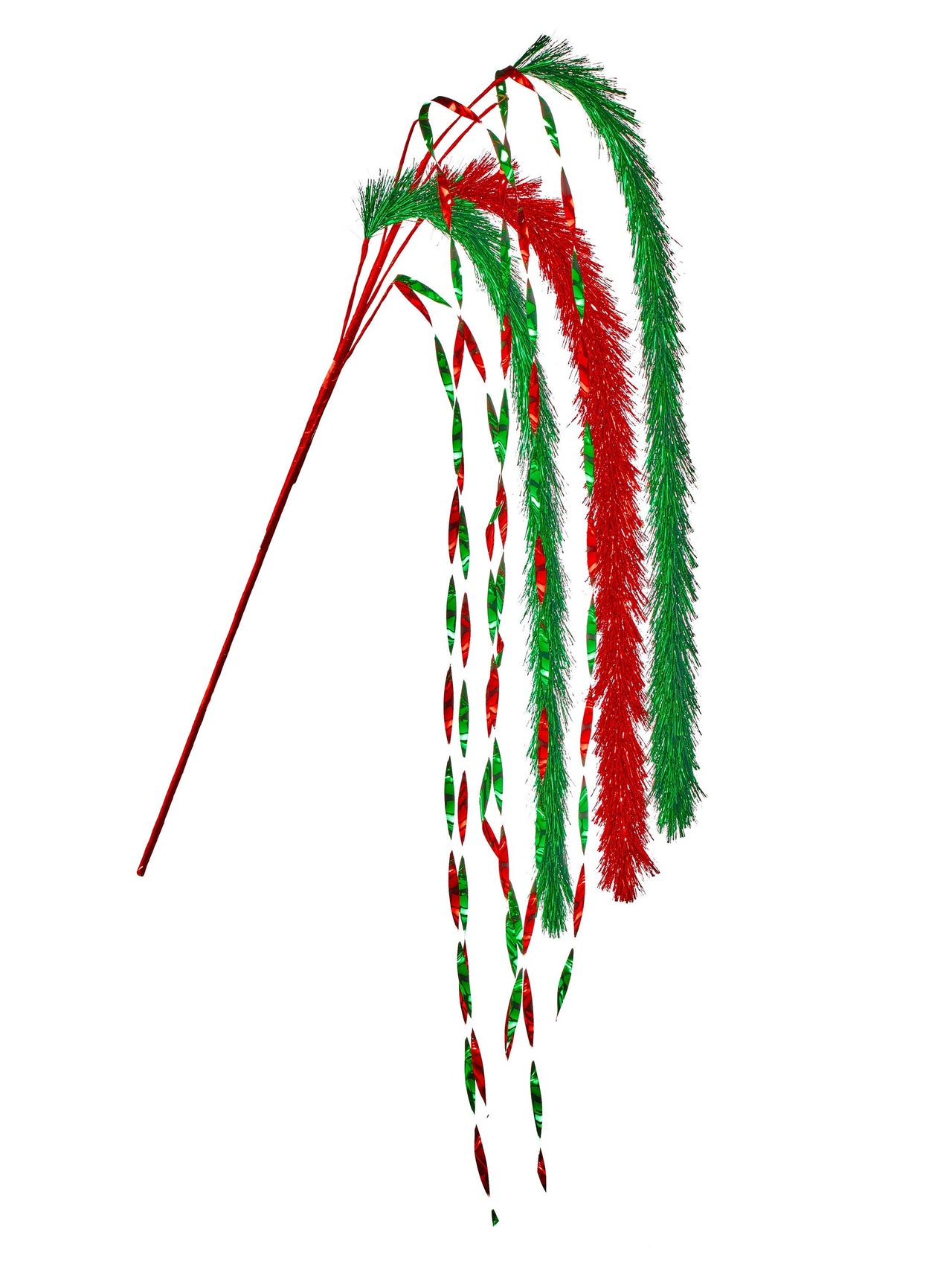44" Hanging Tinsel W/Mylar Streamer Spray