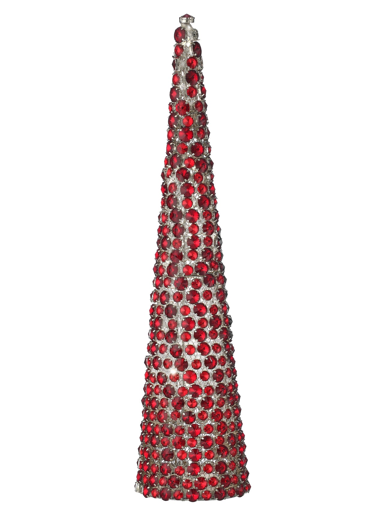 20" Led/Bty/Tmr Faux Diamond Tree