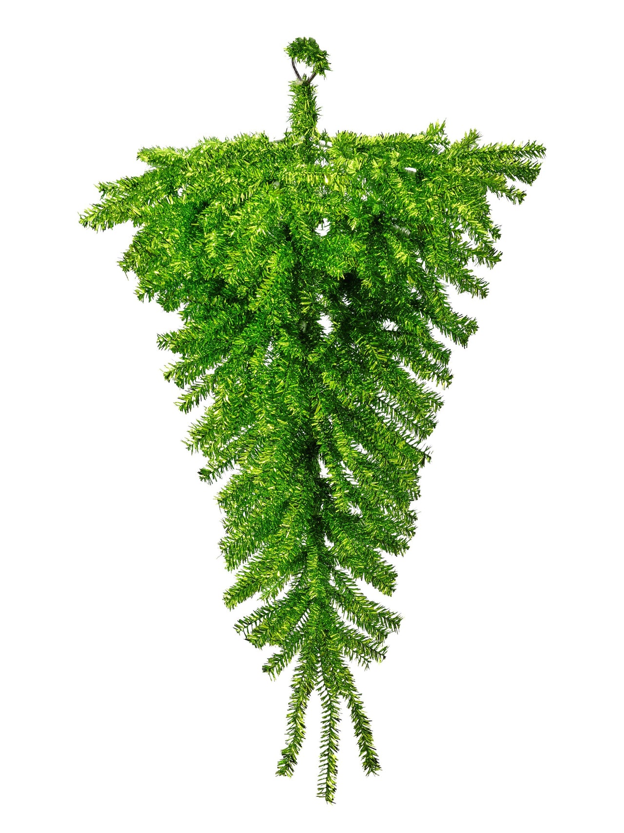 36" Upside Down Mini Tinsel Tree
