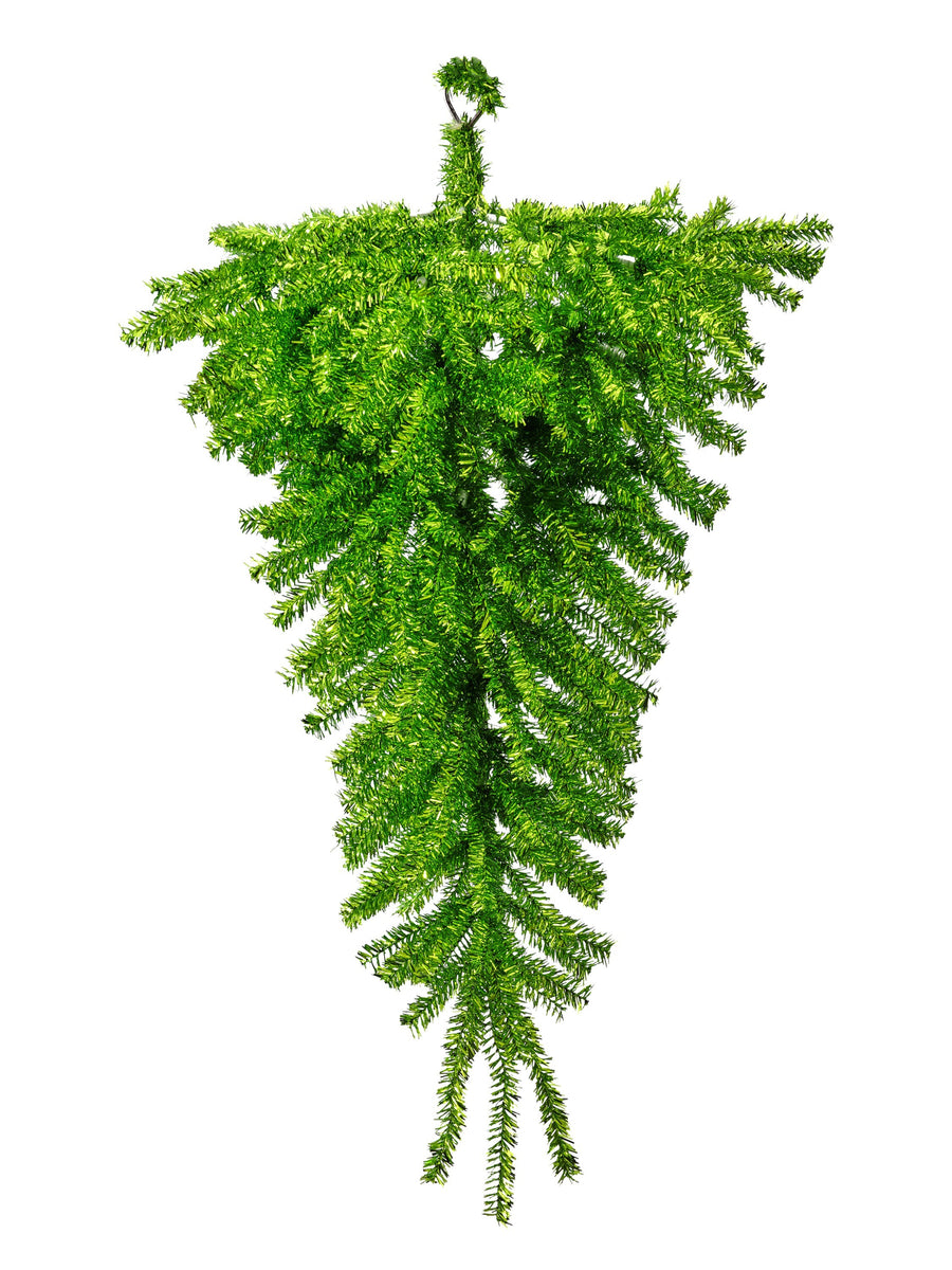 36" Upside Down Mini Tinsel Tree