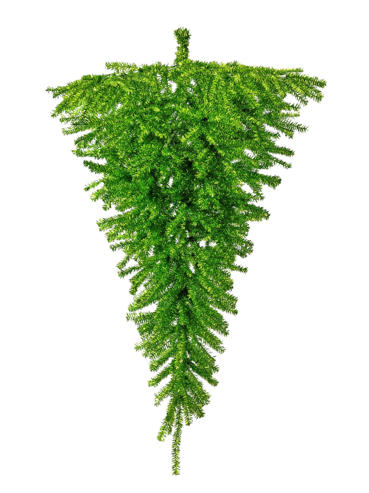 48" Upside Down Mini Tinsel Tree